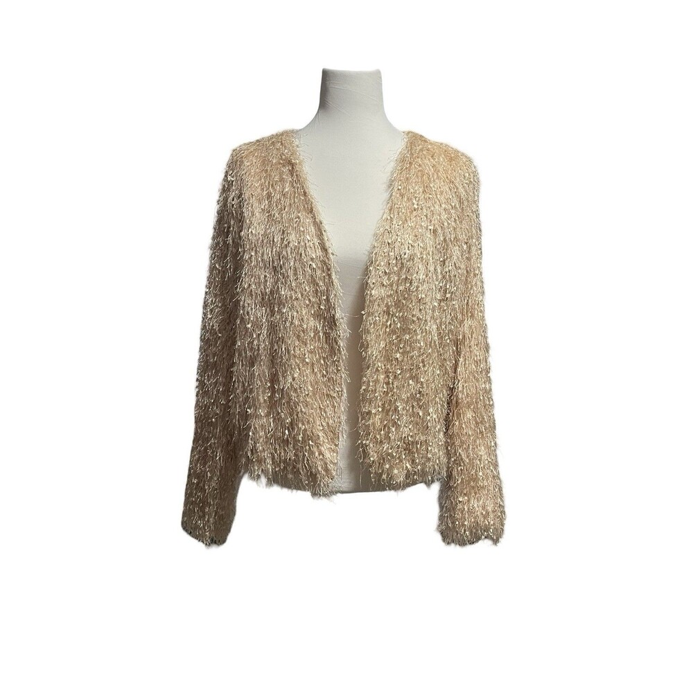 🔥 FOREVER 21 Cropped Shimmer Jacket 1X EUC ! 🔥